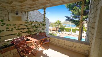 Deluxe Double or Twin Room, Sea View | Terrace/patio