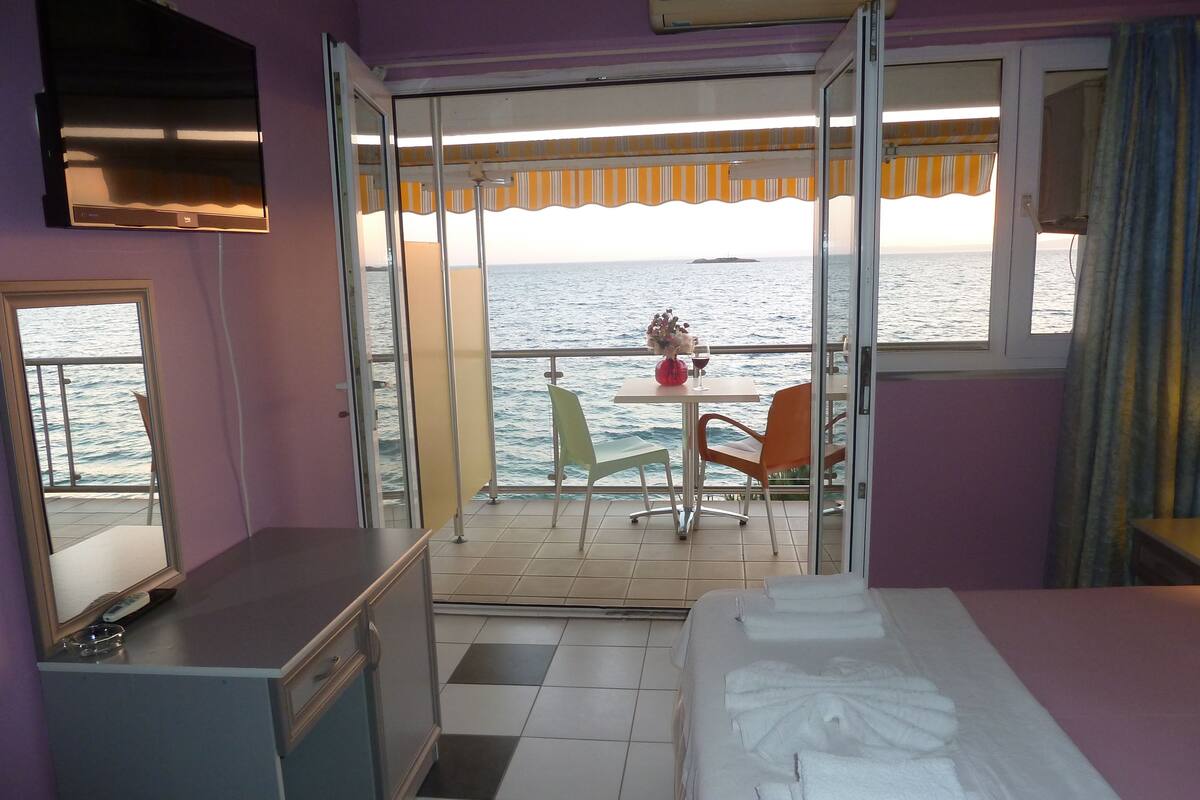 Chambre Double Deluxe, balcon, vue mer