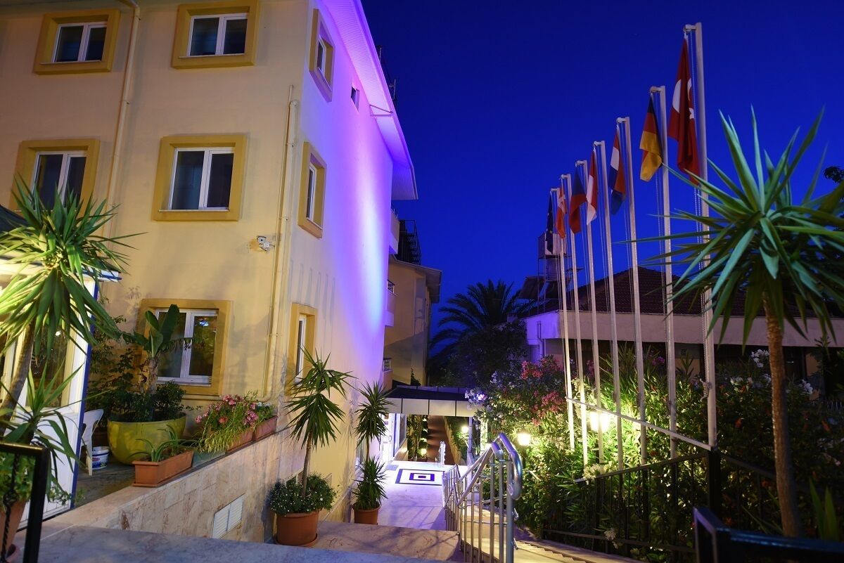 Voorkant van accommodatie