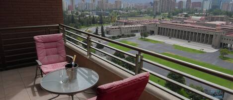 Departamento estándar, 1 habitación, cocineta | Terraza o patio