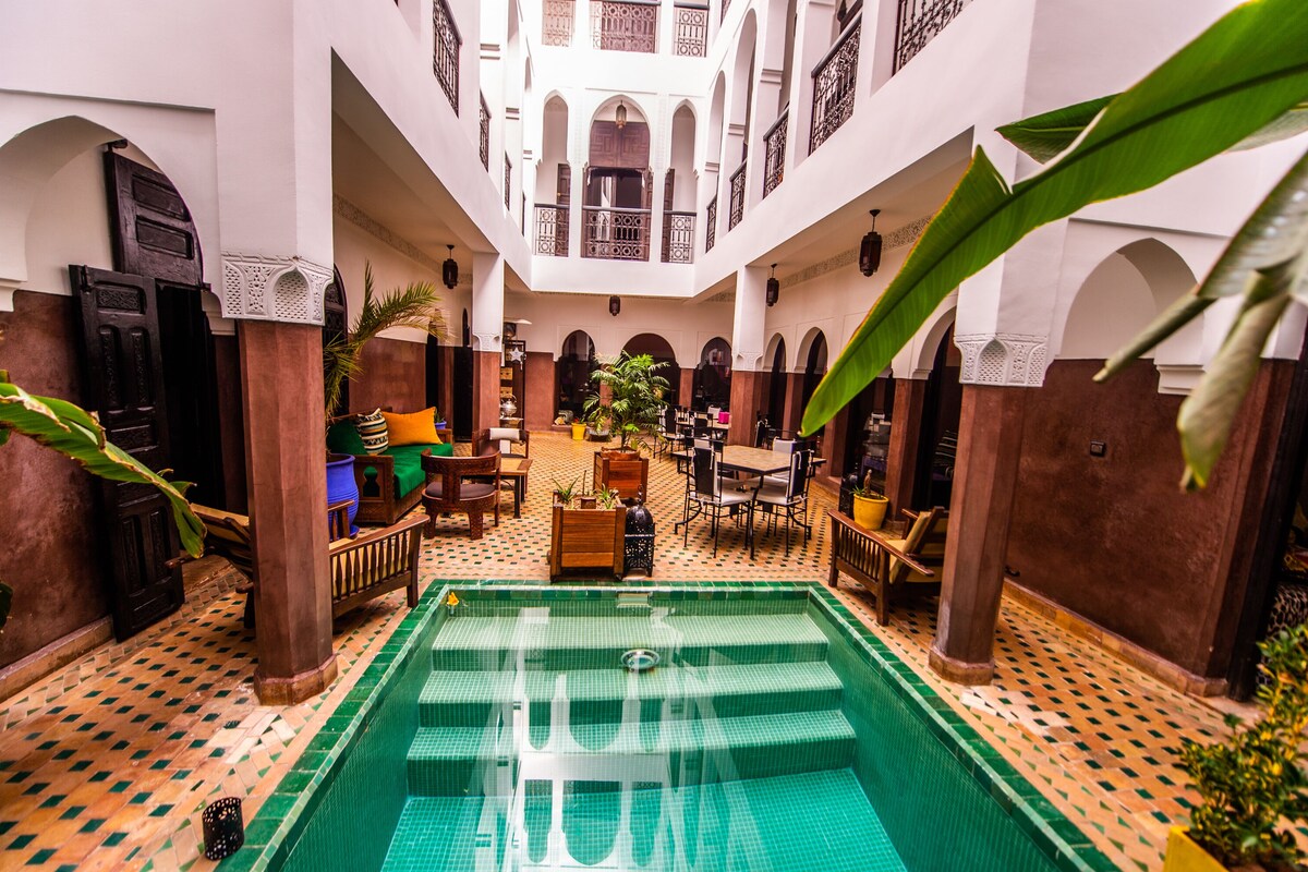 Riad Khabia, riad avec piscine et spa dans la kasbah de Marrakech