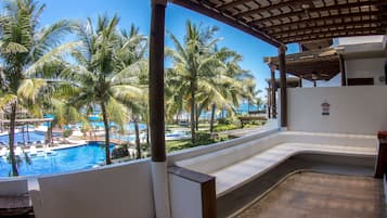Junior Villa, 3 Bedrooms, Ocean View, Beachfront | Terrace/patio