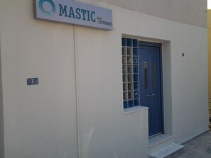 Voorkant van accommodatie