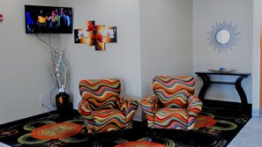 Sala de estar en el lobby