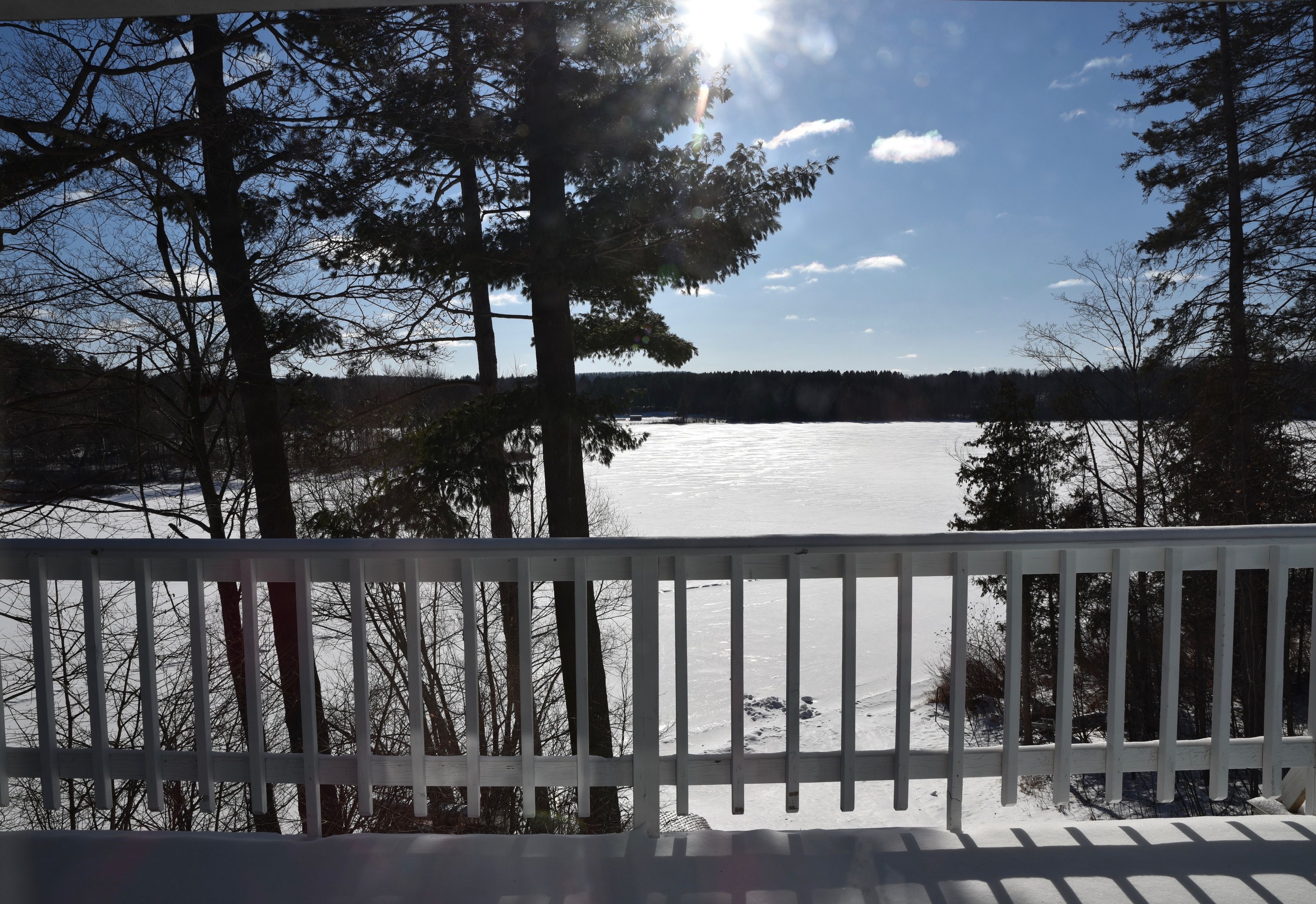 Room, 1 King Bed, Private Bathroom, Lake View | View from room