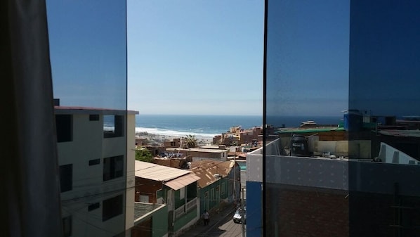 Vue sur la plage ou l’océan