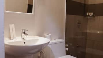 Free toiletries, hair dryer, slippers, towels