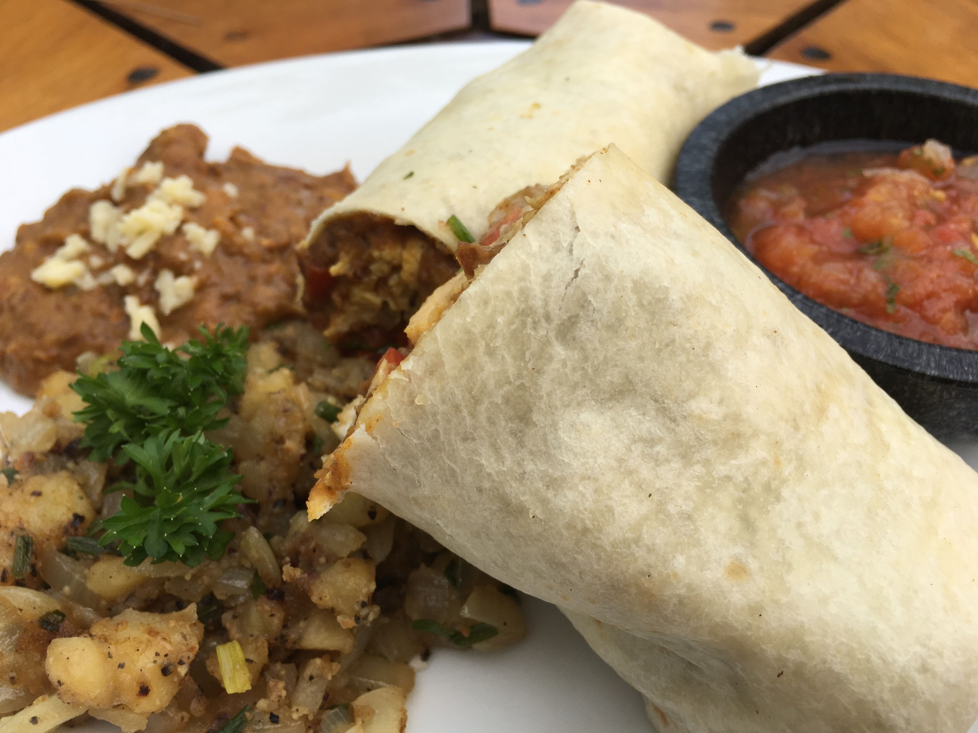 free cooked-to-order breakfast