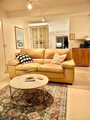 Apartment, 1 King Bed | Living area - Edge17 Port Fairy Wharf (Port Fairy)