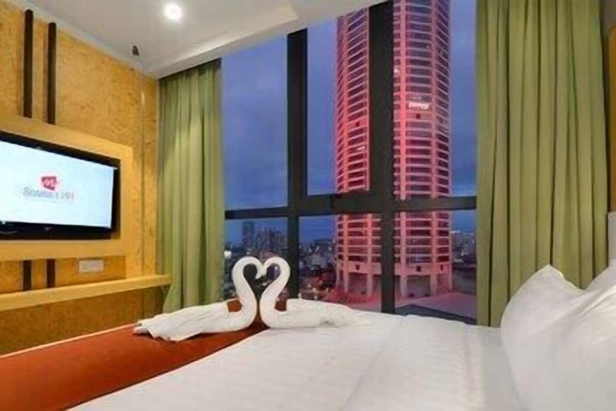 1 habitación y ropa de cama de alta calidad