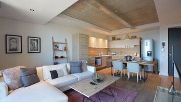 Two Bedroom Superior Matrix | Living area | Flat-screen TV