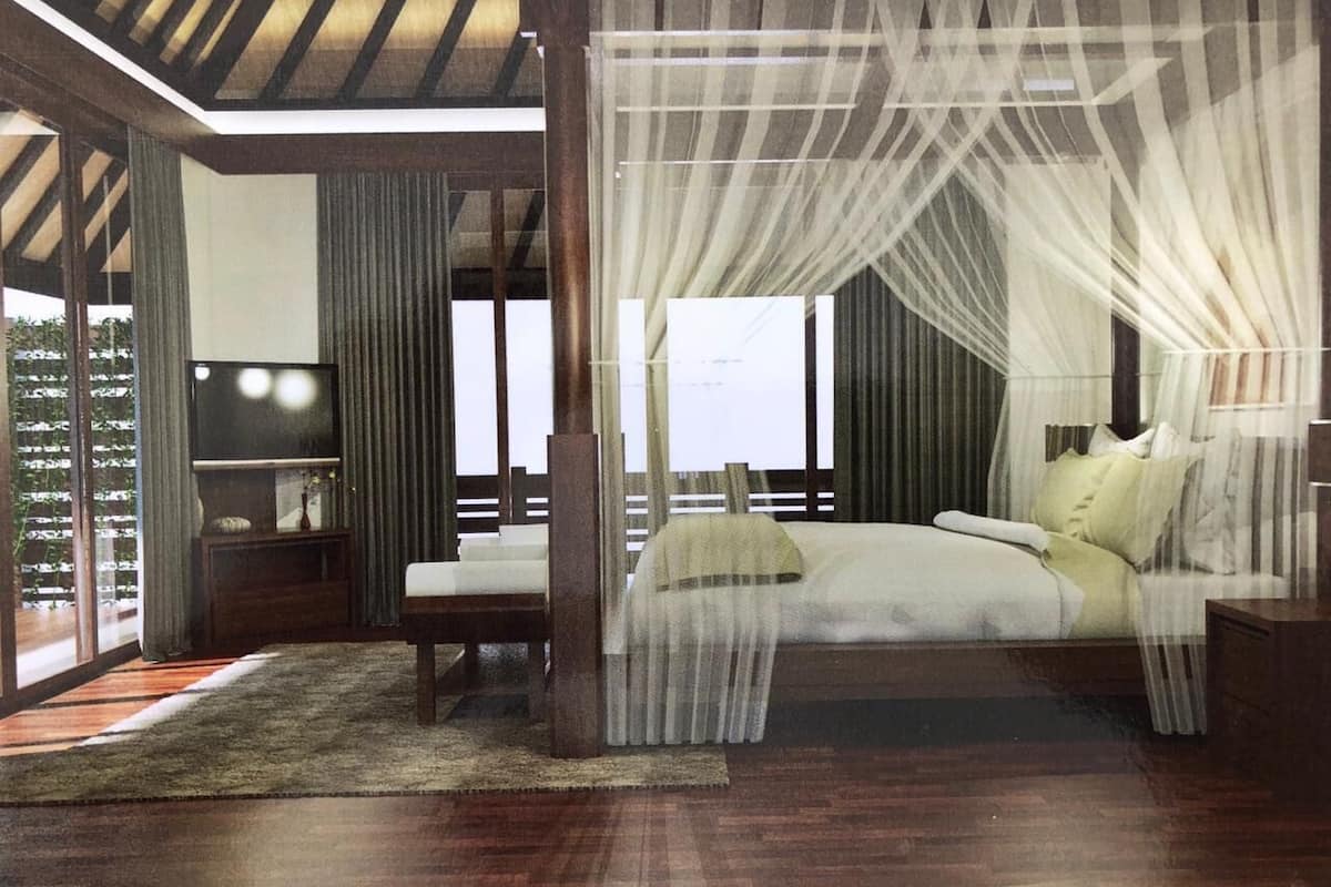 Villa, 1 Queen Bed, Garden View