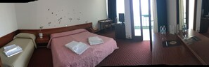 Superior Triple Room, Lagoon View | Minibar, in-room safe, desk, rollaway beds - Hotel Friuli (Grado)