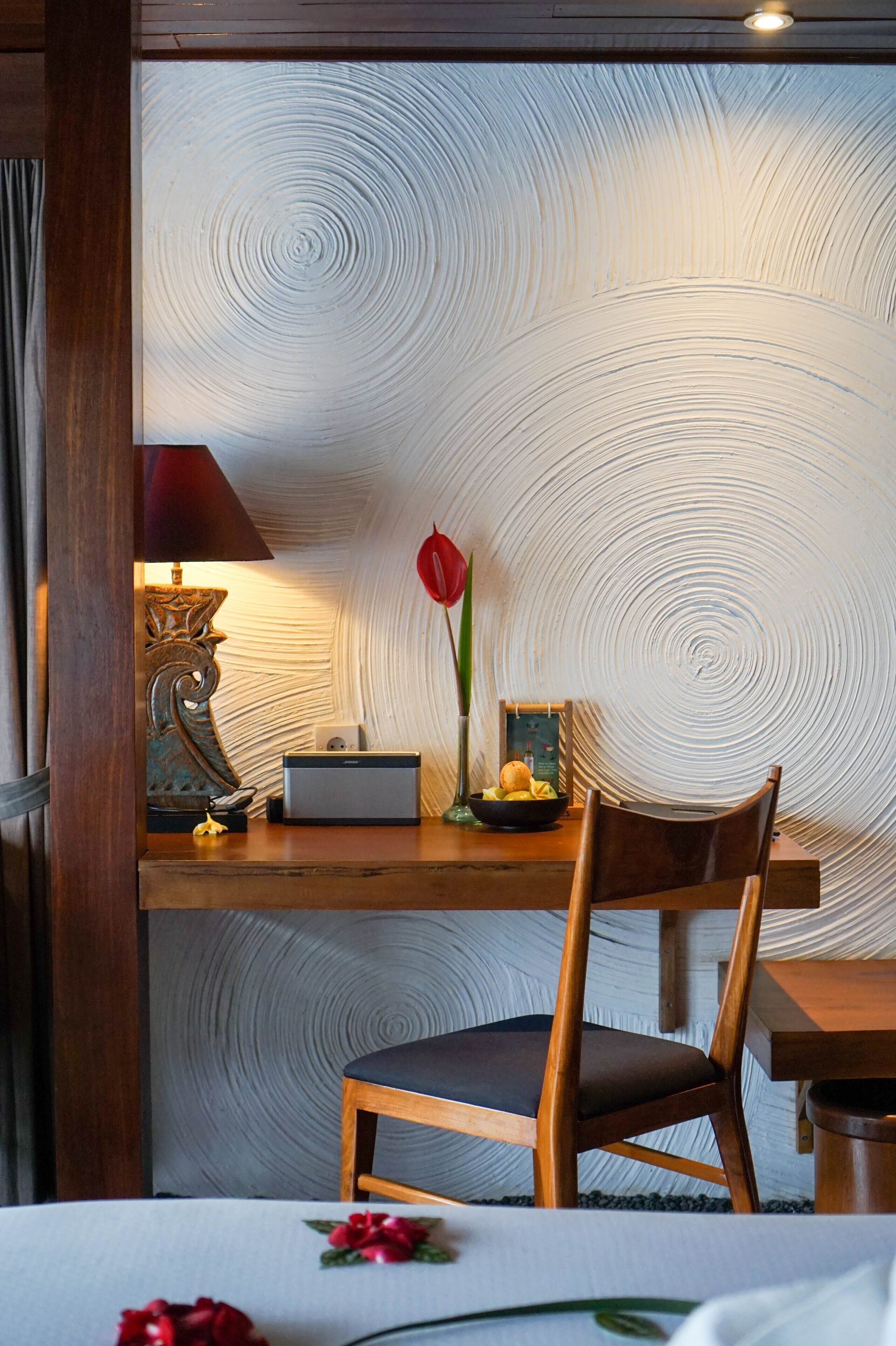 deluxe villa, private pool | premium bedding, minibar, in-room safe, desk