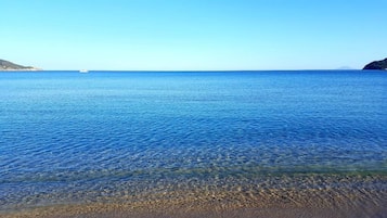 Vlak bij het strand