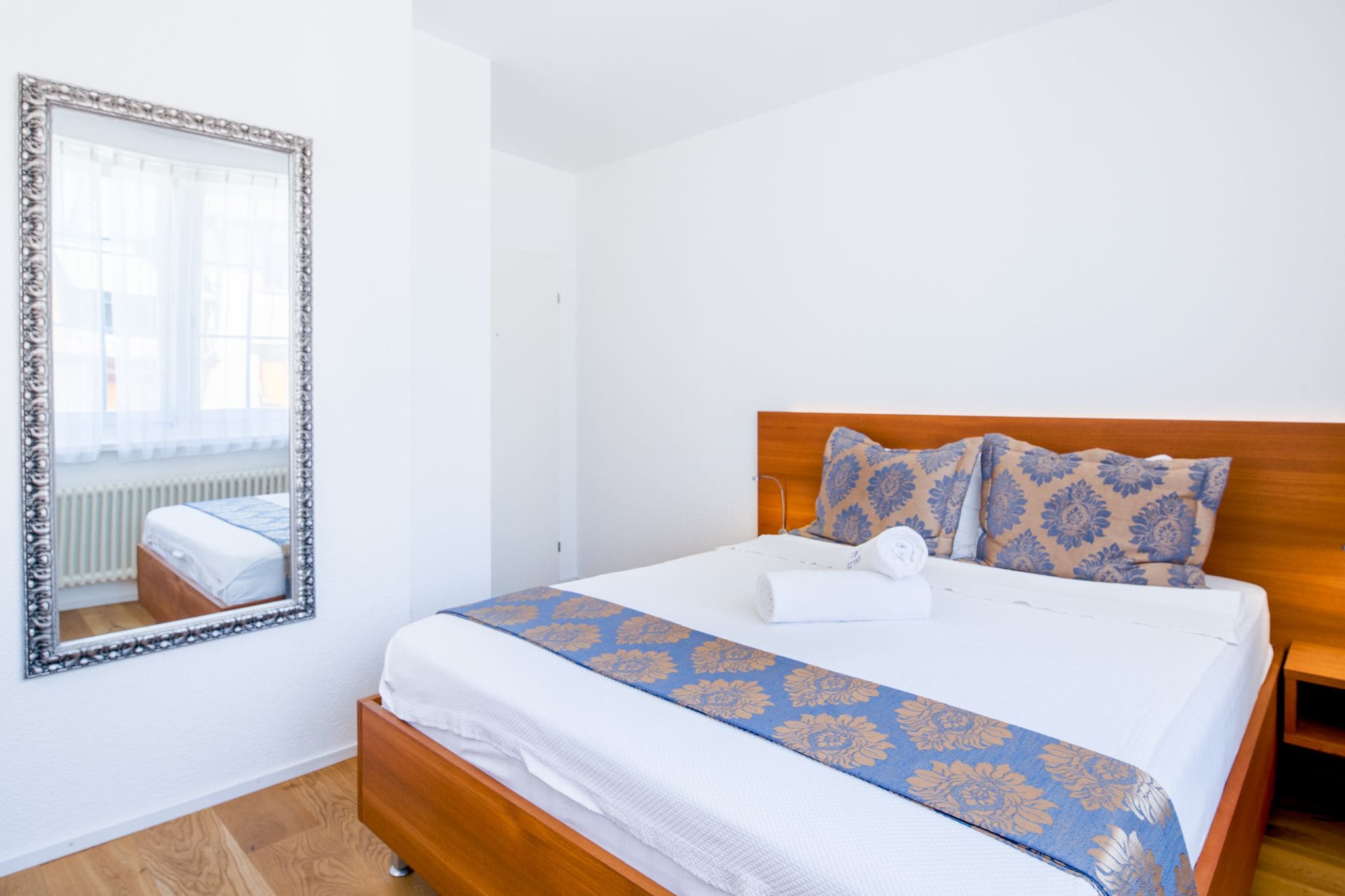 premium bedding, down duvets, minibar, in-room safe