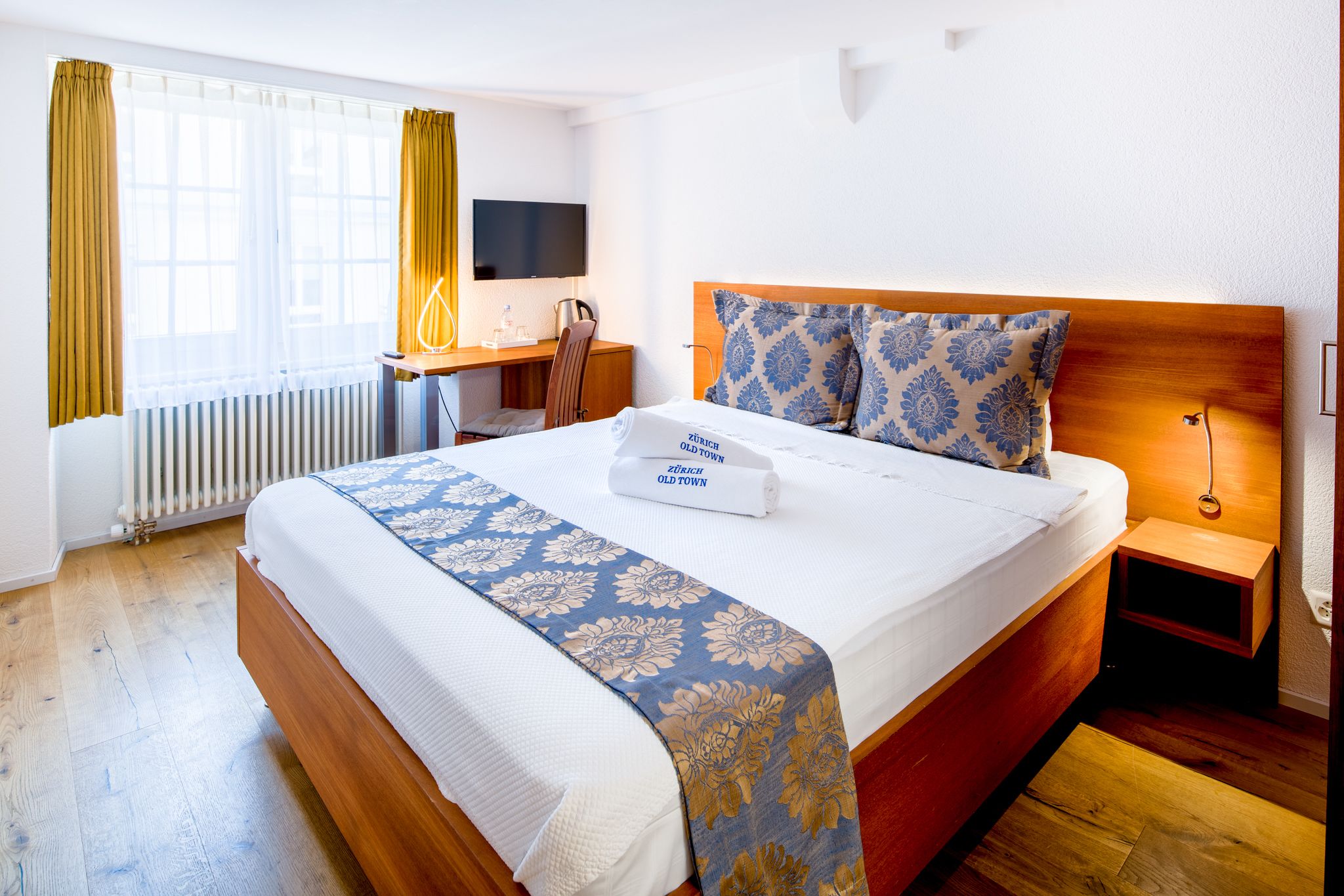 deluxe double room | premium bedding, down duvets, minibar, in-room safe