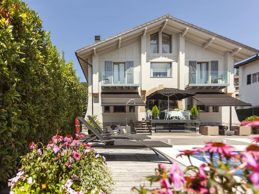 Fassade der Unterkunft