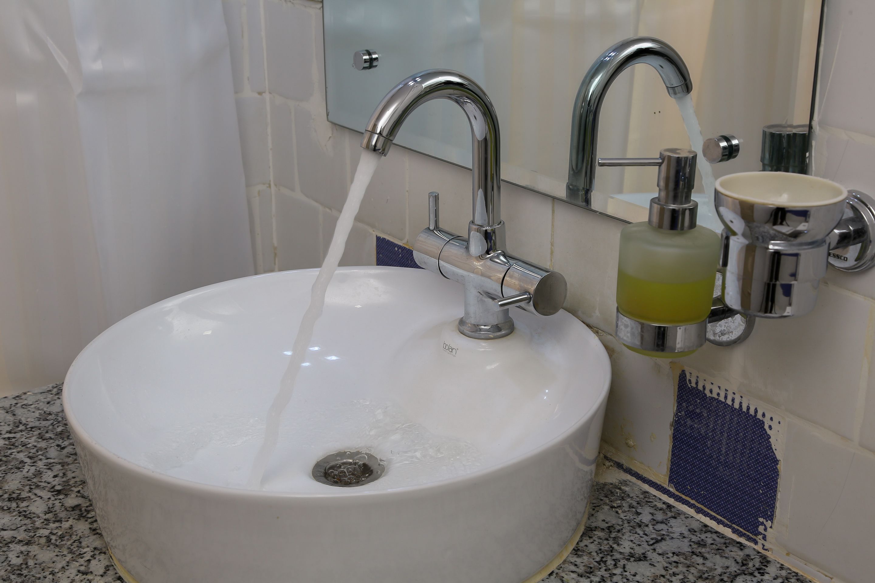 free toiletries, hair dryer, slippers, towels