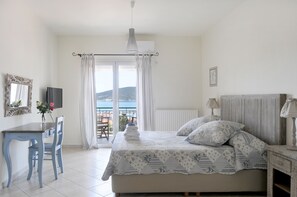Chambre Double Confort, vue mer | Bureau, chambres insonorisées, lits pliants/supplémentaires
