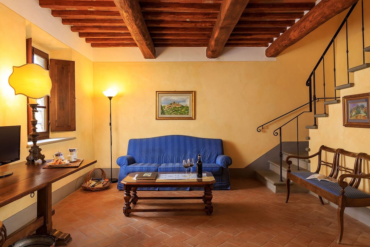 Superior Apartment (Margherite) | Living area | LED TV