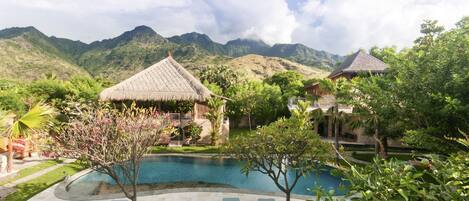 Kahden hengen premium-huone, parveke, vuoristonäköala | Parveke