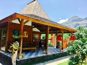 Majoituspaikan julkisivu