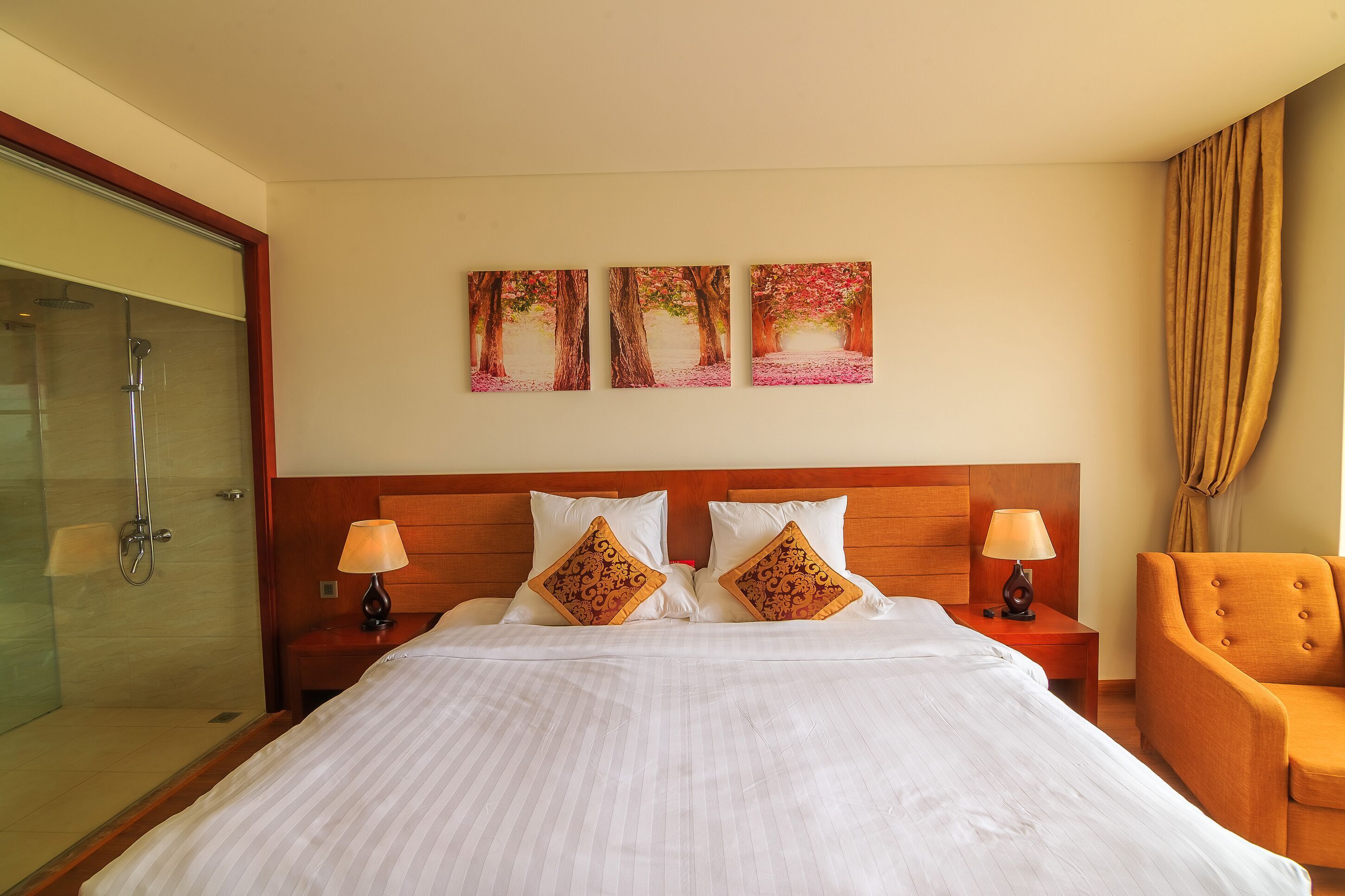 Minibar, in-room safe, desk, blackout curtains