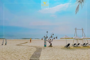 私家海滩、白沙