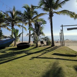 Private beach, white sand