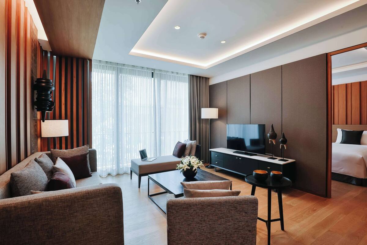 Suite, 2 chambres | 1 chambre, literie de qualité supérieure, couette en duvet d'oie