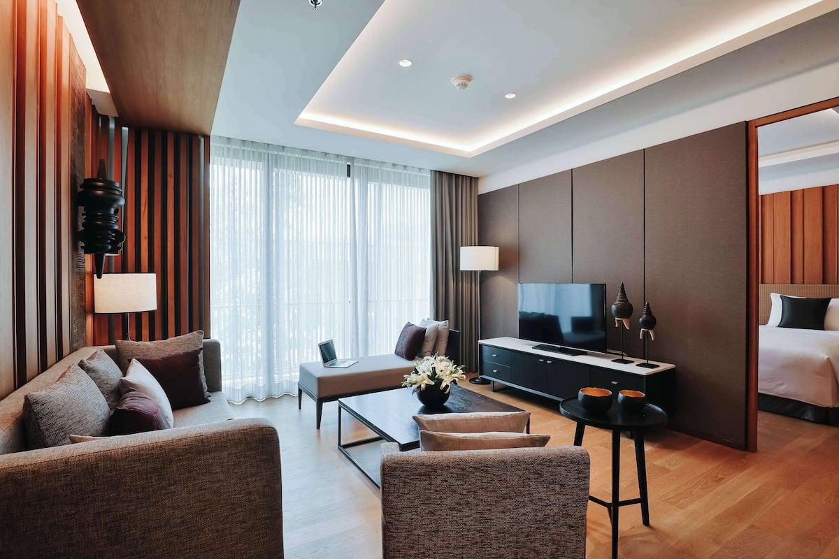 Suite, 2 Bedrooms | 1 bedroom, premium bedding, down comforters, free minibar