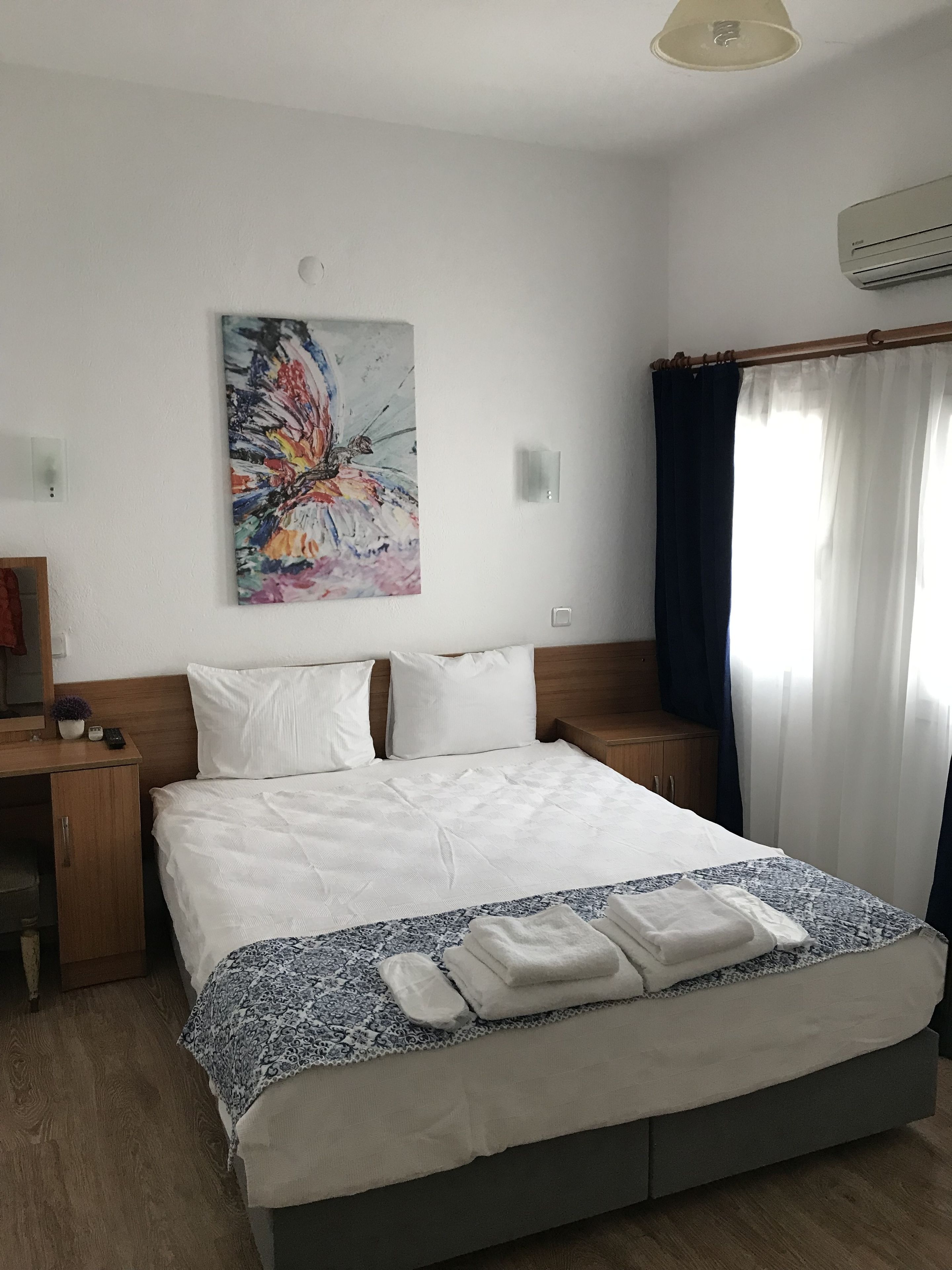double room | premium bedding, blackout curtains, iron/ironing board, free wifi