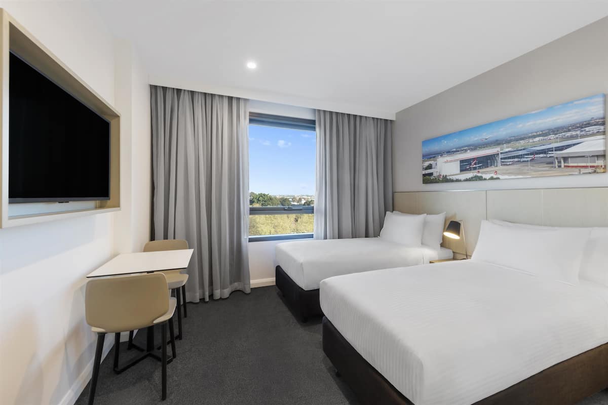 In-room safe, laptop workspace, blackout curtains, soundproofing