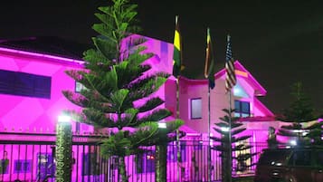 Front of property – evening/night