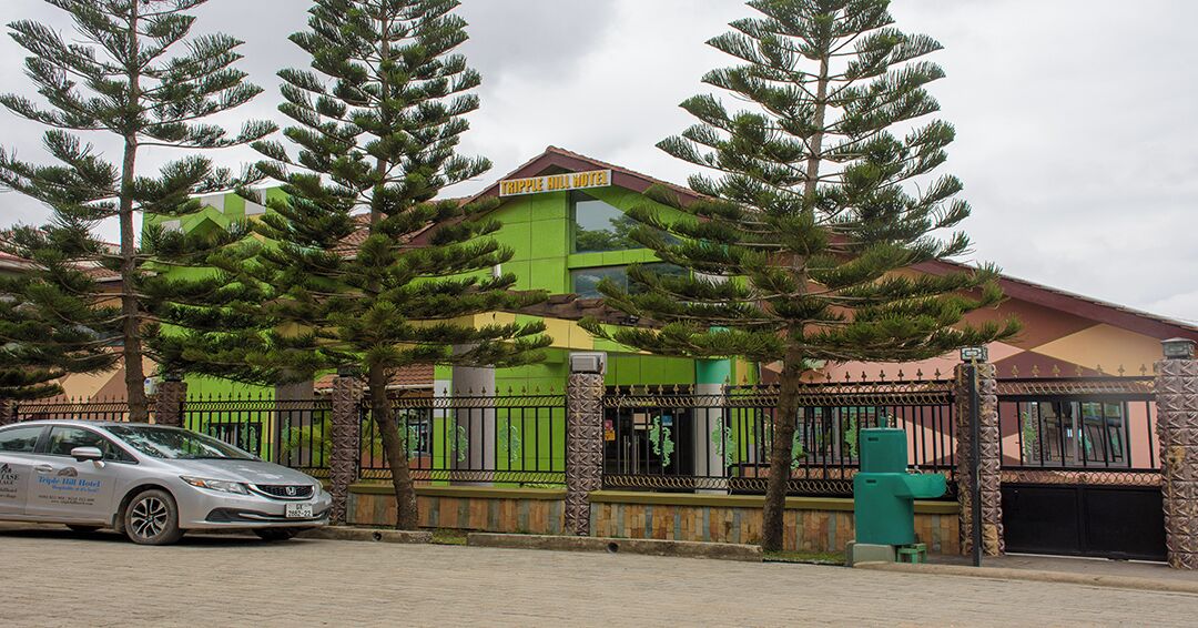 Façade de l’hébergement