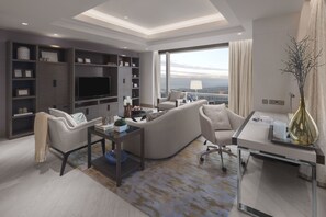 49-inch LCD TV with cable channels, TV - Shangri-La Residences at the Fort, Manila (Taguig)