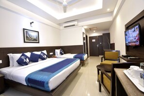 Deluxe Room, 1 Bedroom, Accessible, City View | 1 bedroom, minibar, in-room safe, desk - I V Sanctum Hotel (Bengaluru)