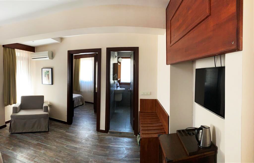 family suite | 1 bedroom, premium bedding, minibar, in-room safe