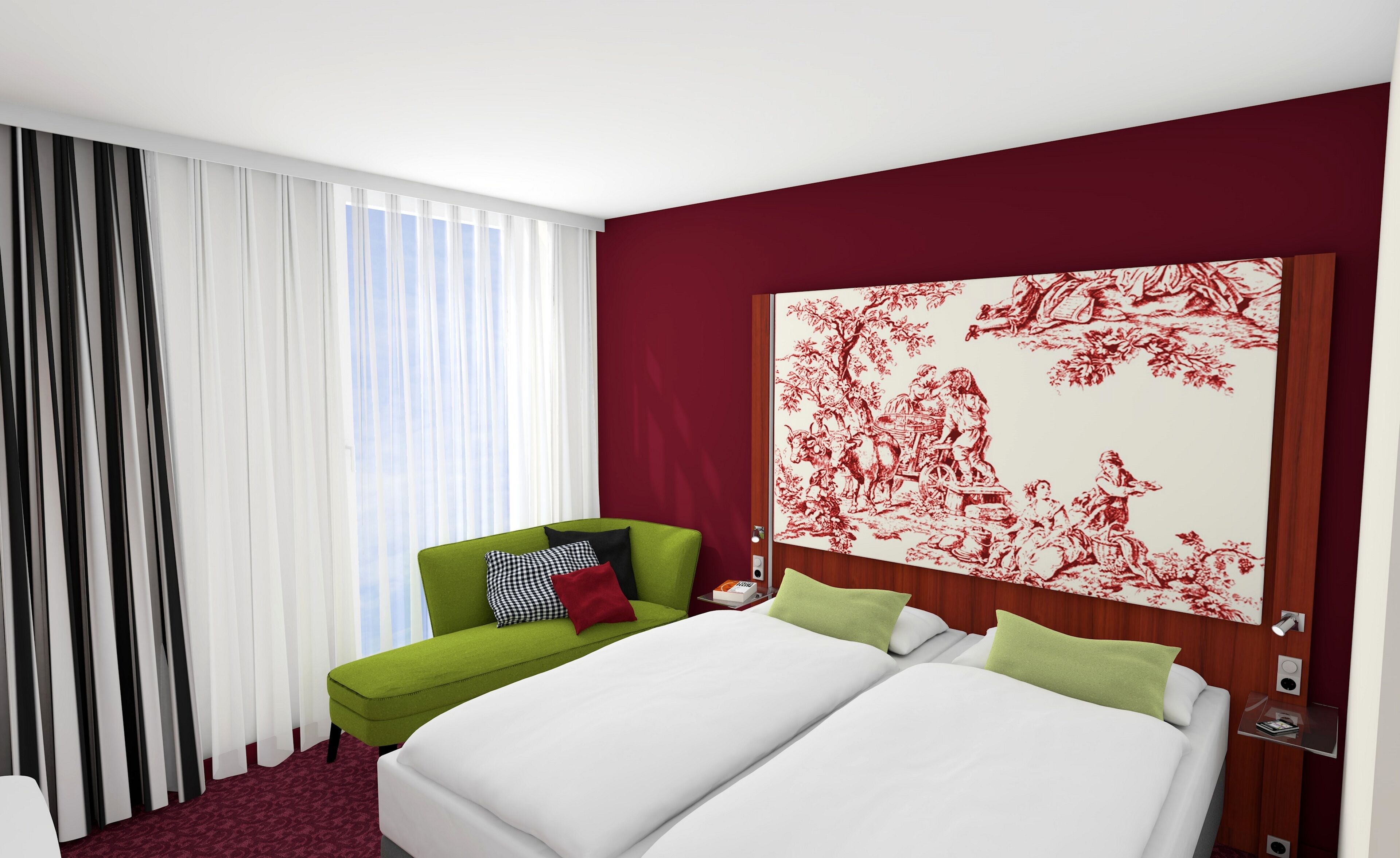 comfort double room | in-room safe, desk, soundproofing, iron/ironing board