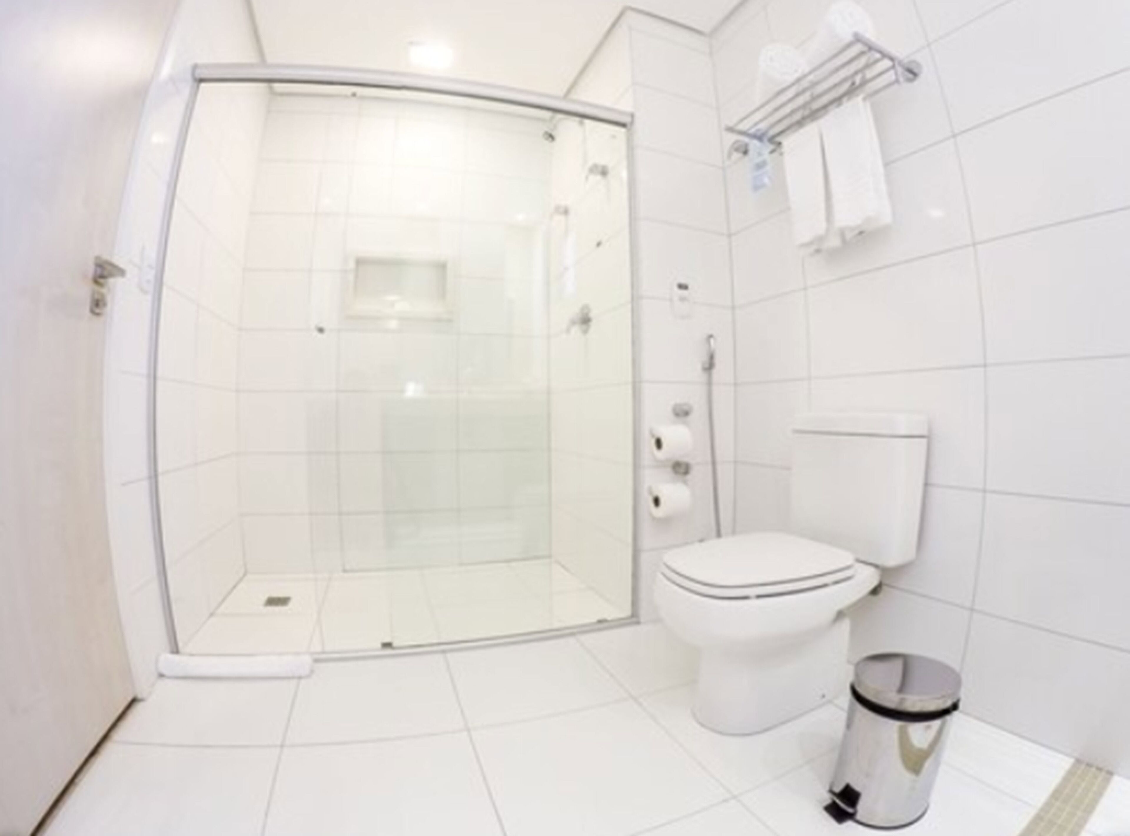 shower, eco-friendly toiletries, hair dryer, bidet