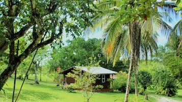 Cabin, 2 Double Beds | Courtyard view