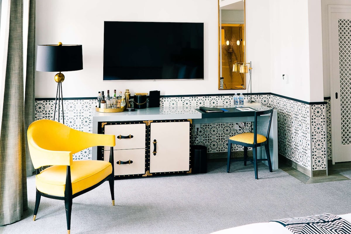 Room, 1 King Bed (Sevilla) | Premium bedding, minibar, in-room safe, individually decorated