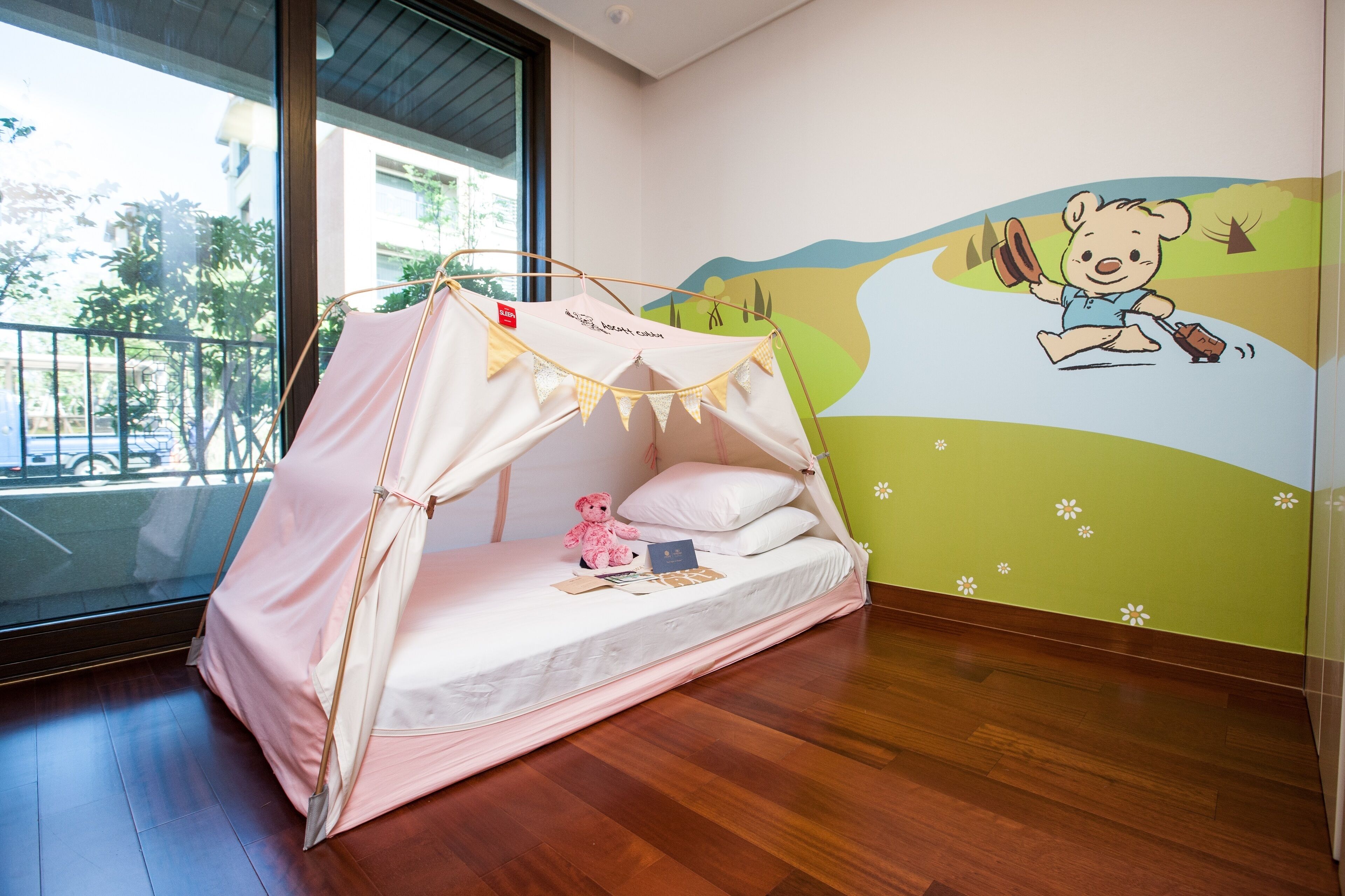 Camping In Somerset Kids Room(Stay&Pool for 5, Extra person charge) Breakfast for 4 ONLY if selected | 3 bedrooms, premium bedding, blackout drapes, iron/ironing board