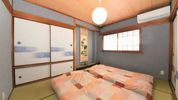 Habitación tradicional (Japanese Style, for 2 People) | Caja de seguridad en la habitación, wifi gratis y ropa de cama
