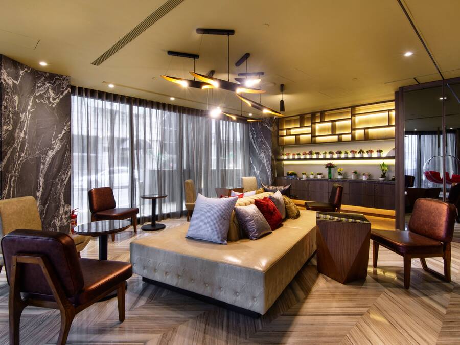 Lobby sitting area