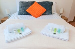 Deluxe Apartment, 2 Bedrooms | 1 bedroom, desk, iron/ironing board, free wired Internet