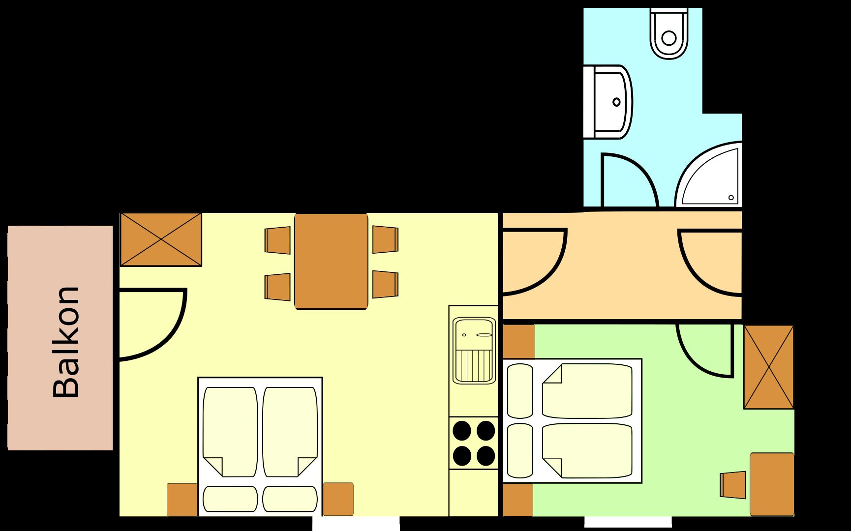 apartment (b) | living area | flat-screen tv