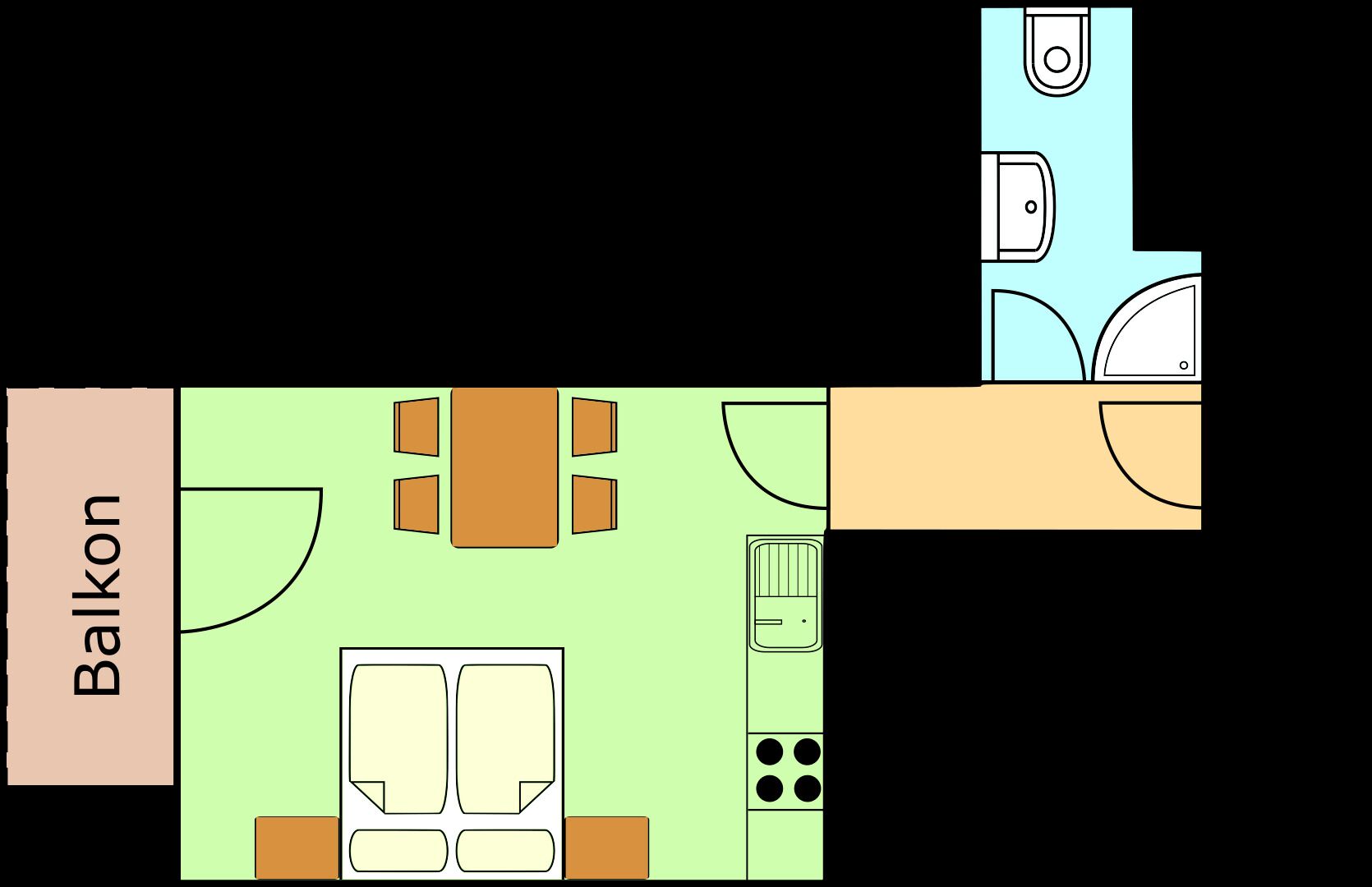 apartment (a) | living area | flat-screen tv