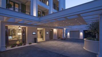 Front of property - evening/night